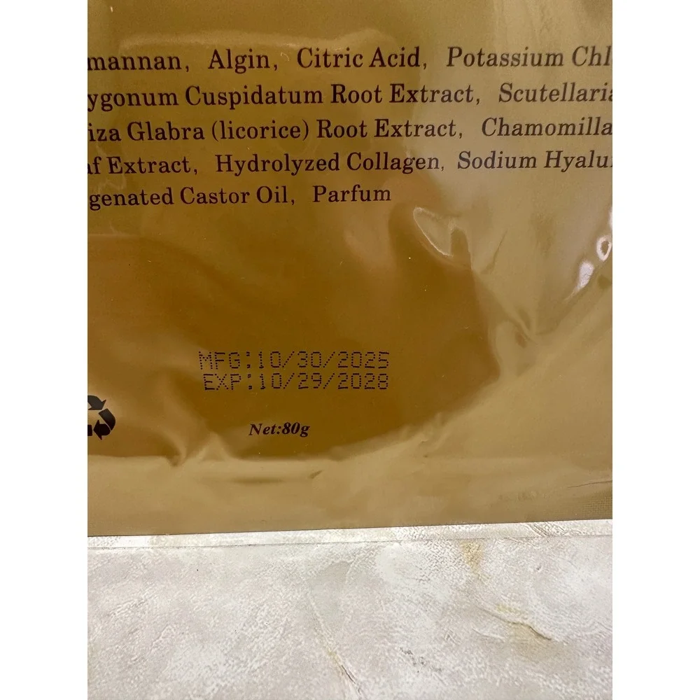 HYDRAVESCENT Collagen Crystal Mask AntiWrinkle OilControl Hydrates 3‎
